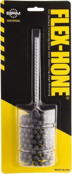 Brush Research Mfg. - 1-7/8" to 2" Bore Diam, 20 Grit, Aluminum Oxide Flexible Hone - Coarse, 8" OAL - Best Tool & Supply