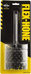 Brush Research Mfg. - 1-7/8" to 2-5/8" Bore Diam, 240 Grit, Boron Carbide Flexible Hone - Fine, 8" OAL - Best Tool & Supply