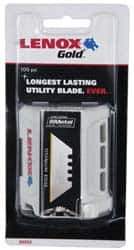 Lenox - 100 Piece Bi-Metal Utility Knife Blade - 2-3/8" OAL - Best Tool & Supply