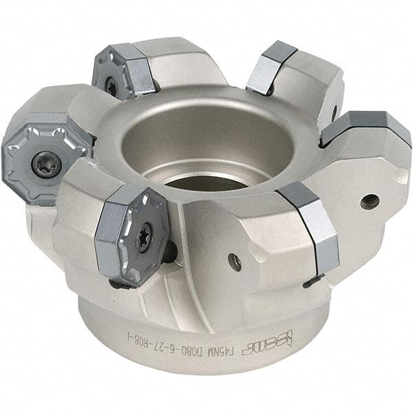 Iscar - 137mm Cut Diam, 40mm Arbor Hole, 5.5mm Max Depth of Cut, 45° Indexable Chamfer & Angle Face Mill - 8 Inserts, ONH.. Insert, Right Hand Cut, 8 Flutes, Series 16Mill - Best Tool & Supply