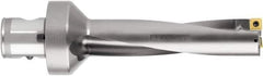 Komet - 160mm Max Drill Depth, 5xD, 31.8mm Diam, Indexable Insert Drill - 2 Inserts, ABS 63 Modular Connection Shank - Best Tool & Supply