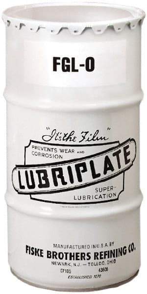 Lubriplate - 120 Lb Drum Aluminum General Purpose Grease - White, Food Grade, 335°F Max Temp, NLGIG 0, - Best Tool & Supply