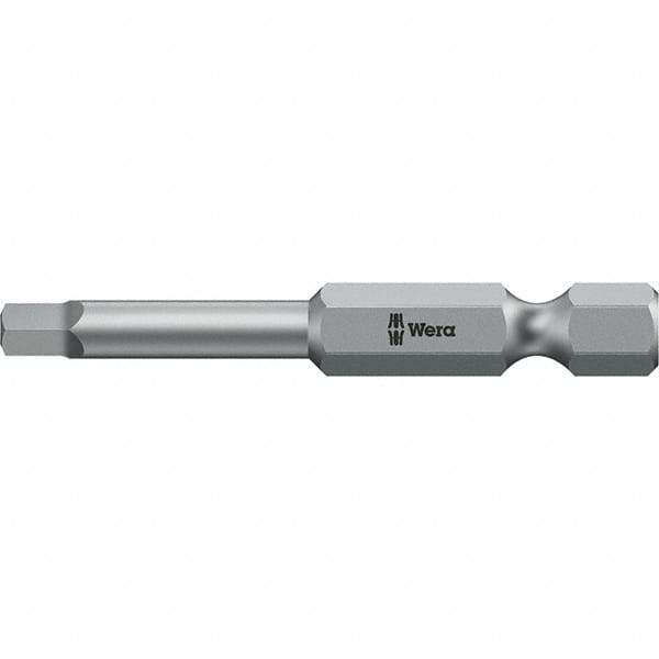 Wera - #2 Square Screwdriver Bit - 2" OAL - Best Tool & Supply