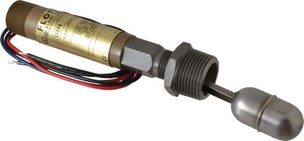 Dwyer - 1" Thread, 200 Max psi, 220°F Max, Liquid Level Float - 0.5 Float SG, Stainless Steel Stem - Best Tool & Supply