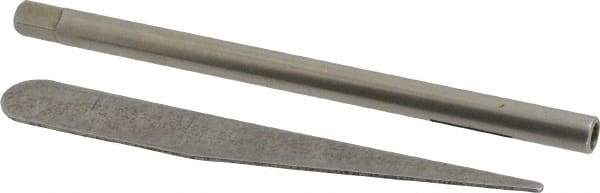 Tap Associates - #8 Inch Tap, 4 Inch Overall Length, 1/4 Inch Max Diameter, Tap Extension - 0.168 Inch Tap Shank Diameter, 1/4 Inch Extension Shank Diameter, 0.191 Inch Extension Square Size - Best Tool & Supply