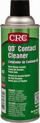 CRC - 11 Ounce Aerosol Contact Cleaner - 0°F Flash Point, 22,600 Volt Dielectric Strength, Flammable, Food Grade, Plastic Safe - Best Tool & Supply