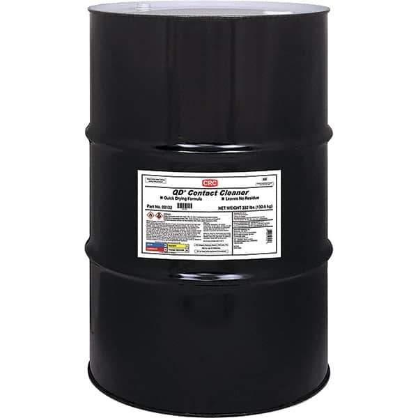 CRC - 55 Gallon Drum Contact Cleaner - 0°F Flash Point, 22,600 Volt Dielectric Strength, Flammable, Food Grade, Plastic Safe - Best Tool & Supply