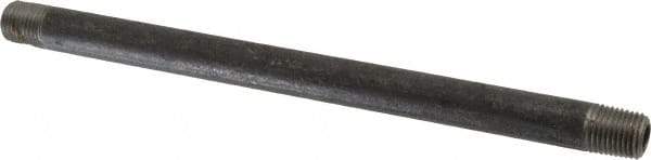 Value Collection - Schedule 80, 1/4" Diam x 8" Long Black Pipe Nipple - Threaded - Best Tool & Supply