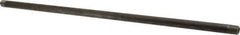 Value Collection - Schedule 80, 1/4" Diam x 18" Long Black Pipe Nipple - Threaded - Best Tool & Supply