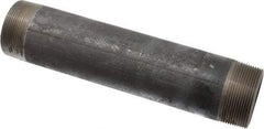 Made in USA - Schedule 80, 2" Diam x 10" Long Black Pipe Nipple - Threaded - Best Tool & Supply