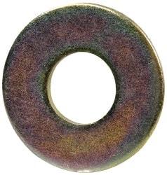 Made in USA - 3/4" Screw, Grade 8 Alloy Steel USS Flat Washer - 0.805" ID x 2.03" OD, 0.177" Thick, Zinc Yellow Dichromate Finish - Best Tool & Supply