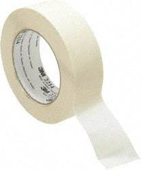 3M - 1-1/2" Wide x 60 Yd Long Tan Paper Masking Tape - Series 2214, 5.4 mil Thick, 23 In/Lb Tensile Strength - Best Tool & Supply