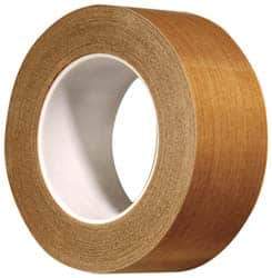 3M - 36 Yd Long x 3/4" Wide, Series 5453, Brown Silicone Glass Cloth/PTFE Tape - 8.2 mil Thick, 175 Lb/In Tensile Strength - Best Tool & Supply