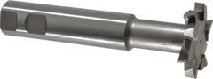 Interstate - 2" Cut Diam, 3/8" Cut Width, 20mm Neck Diam, 1" Shank Diam, 5-11/16" OAL, M42 Cobalt T-Slot Cutter - Staggered Teeth, 10 Teeth - Best Tool & Supply