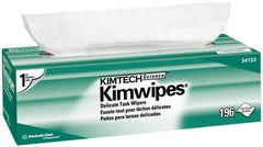 Kimtech - Dry Clean Room/Lab/Critical Task Wipes - Pop-Up, 11-3/4" x 11-3/4" Sheet Size, White - Best Tool & Supply