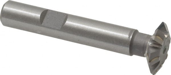 Whitney Tool Co. - 3/4° 3/4" Cut Diam, 3/16" Cut Width, 3/8" Shank, Carbide-Tipped Double-Angle Cutter - Best Tool & Supply