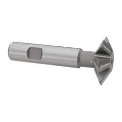 Whitney Tool Co. - 1-1/2° 1-1/2" Cut Diam, 1/2" Cut Width, 5/8" Shank, Carbide-Tipped Double-Angle Cutter - Best Tool & Supply