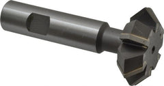 Whitney Tool Co. - 1-7/8° 1-7/8" Cut Diam, 5/8" Cut Width, 3/4" Shank, Carbide-Tipped Double-Angle Cutter - Best Tool & Supply