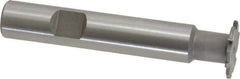 Whitney Tool Co. - 1/32" Radius, 1/16" Circle Diam, 3/4" Cutter Diam, Shank Connection, Convex Radius Cutter - 1/2" Shank Diam, 3" OAL, Carbide-Tipped, Uncoated, Profile Ground, 6 Teeth, Weldon Flat - Best Tool & Supply