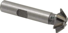 Whitney Tool Co. - 3/4" Diam x 3/16" Width of Cut, 45° Included Angle, Shank Connection, Carbide Tipped Single Angle Cutter - 3/8" Shank Diam, 2-1/8" Overall Length, Right Hand Cut, Uncoated - Best Tool & Supply