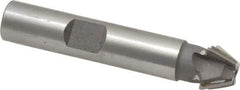 Whitney Tool Co. - 1/2" Diam x 7/32" Width of Cut, 60° Included Angle, Shank Connection, Carbide Tipped Single Angle Cutter - 3/8" Shank Diam, 2-1/8" Overall Length, Right Hand Cut, Uncoated - Best Tool & Supply