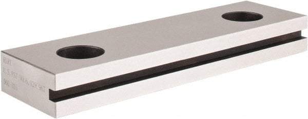 Kurt - Vise Jaw Plate - Steel, 5.969" Long, 0.752" Wide, 1.735" High - Best Tool & Supply