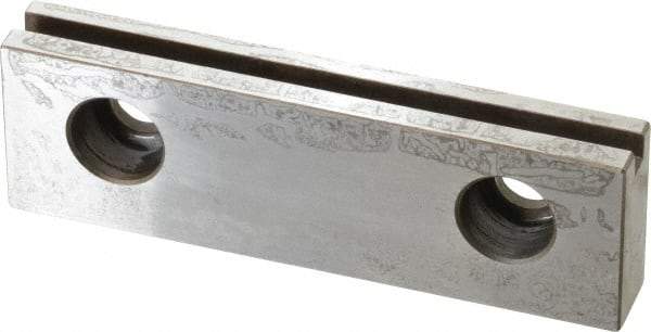 Kurt - 3 Piece Vise Jaw Plate - Steel, 3.969" Long, 0.547" Wide, 1.235" High - Best Tool & Supply