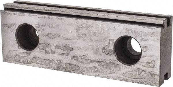 Kurt - 1 Piece Vise Jaw Plate - Steel, 3.969" Long, 0.672" Wide, 1.374" High - Best Tool & Supply