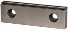 Kurt - 1 Piece Vise Jaw Plate - Steel, 5.969" Long, 0.735" Wide, 1.88" High - Best Tool & Supply