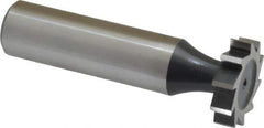 Interstate - 3/4" Diam x 3/16" Face Width, Cobalt, 10 Teeth, Shank Connection Woodruff Keyseat Cutter - Uncoated, 2-3/16" OAL x 1/2" Shank, Straight Teeth, ANSI 606, Old Standard 9 - Best Tool & Supply