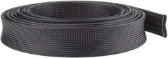 Techflex - Black Braided Expandable Cable Sleeve - 10' Coil Length, -103 to 257°F - Best Tool & Supply