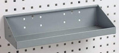 Triton - 18" Long LocBoard Shelf Pegboard Hook - 6-11/16" Projection, Steel - Best Tool & Supply