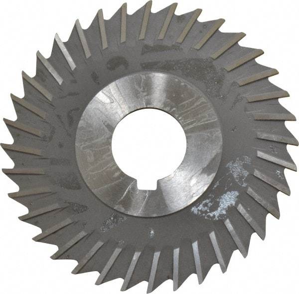 Value Collection - 4" Blade Diam x 3/32" Blade Thickness, 1" Hole, 36 Teeth, High Speed Steel Side Chip Saw - Straight Tooth, Arbor Connection, Uncoated - Best Tool & Supply