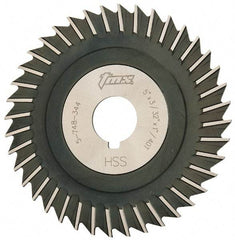 Value Collection - 5" Blade Diam x 3/32" Blade Thickness, 1" Hole, 40 Teeth, High Speed Steel Side Chip Saw - Straight Tooth, Arbor Connection, Uncoated - Best Tool & Supply