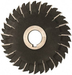 Value Collection - 5" Blade Diam x 3/16" Blade Thickness, 1" Hole, 38 Teeth, High Speed Steel Side Chip Saw - Staggered Tooth, Arbor Connection, Right Hand Cut, Uncoated, with Keyway - Best Tool & Supply