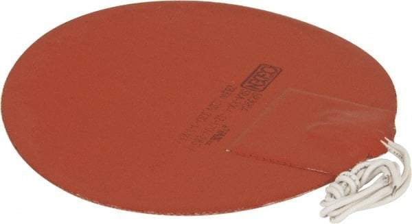 Made in USA - Round, Silicon Rubber, Standard Heat Blanket - 120 Volt, Adhesive Back, Use with Metal Containers - Best Tool & Supply