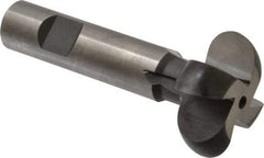 Made in USA - 3/8" Radius, 3/4" Circle Diam, 1-3/4" Cutter Diam, Shank Connection, Convex Radius Cutter - 3/4" Shank Diam, 4" OAL, High Speed Steel, Uncoated, Form Relieved, 4 Teeth, Weldon Flat - Best Tool & Supply