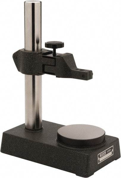 SPI - Meehanite Cast Iron, Rectangular Base, Comparator Gage Stand - 11" High, 8" Base Length x 5" Base Width x 2" Base Height, Includes Holder - Best Tool & Supply