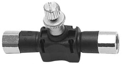 Legris - 1/2" NPT Threaded In-Line Flow Control Valve - 0 to 145 psi & Nylon Material - Best Tool & Supply