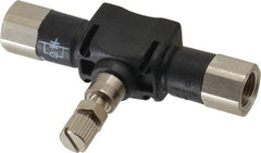 Legris - 1/8" NPT Threaded In-Line Flow Control Valve - 0 to 145 psi & Nylon Material - Best Tool & Supply