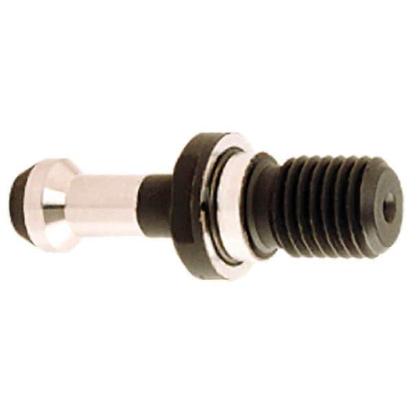 Iscar - BT50 Taper, M24x3 Thread, 30° Angle Radius, Standard Retention Knob - 3.3465" OAL, 0.9055" Knob Diam, 1.7717" from Knob to Flange, 0.2362" Coolant Hole, Through Coolant - Exact Industrial Supply