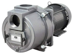 American Machine & Tool - 230/460 Volt, 22/11 Amp, 3 Phase, 7-1/2 HP, Self Priming Sewage Trash Pump - 184JM Frame, 3 Inch Inlet, TEFC Motor, Cast Iron Housing, Stainless Steel Impeller, Buna N Seal - Best Tool & Supply