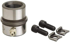 Dayton Lamina - 2-1/2" ID x 2-7/8" OAL, Steel, Bronze Plated Die & Mold Shoulder Bushing - Short Shoulder, 3.659" Bottom OD, 3-1/4" Top OD, 3.814" Collar OD, 1" Under Collar, 1-7/8" Above Collar - Best Tool & Supply