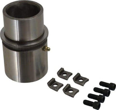 Dayton Lamina - 2" ID x 4-5/8" OAL, Steel, Die & Mold Shoulder Bushing - Extra Long Shoulder, 2.909" Bottom OD, 2-1/2" Top OD, 3.064" Collar OD, 3" Under Collar, 1-5/8" Above Collar - Best Tool & Supply