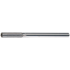 Chucking Reamer: 1/2″ Dia, 8″ OAL, 2″ Flute Length, Straight Shank, Solid Carbide 6 Flute, RH