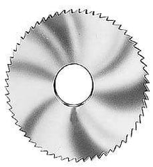 Made in USA - 2-3/4" Diam x 0.032" Blade Thickness x 3/4" Arbor Hole Diam, 72 Tooth Slitting and Slotting Saw - Arbor Connection, Solid Carbide, Concave Ground - Best Tool & Supply