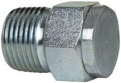 LDI Industries - 3/8 Thread, Steel, Zinc Plated, Filter Vent - 1-1/32" High, 3/4" Hex Flats Diam - Best Tool & Supply