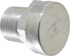 LDI Industries - 1/2 Thread, Aluminum, Protected Vent - 1-5/16" High, 1-1/4" Hex Flats Diam - Best Tool & Supply