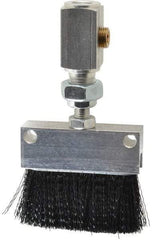 LDI Industries - 2-1/4" Long Brush, 2-1/4" Width/Diam, PTF Thread Oil Reservoir Lubrication Brushes - 1-5/32" Bristle Length, 250°F, 3" Length Under Mounting Thread, Straight Shank - Best Tool & Supply