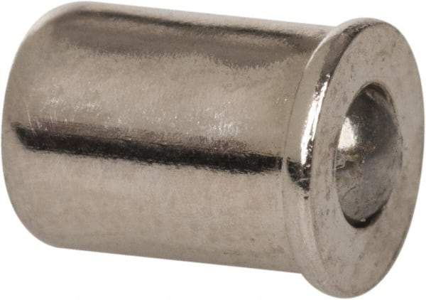 Gits - Steel, Zinc Plated, Plain Drive One Piece, Ball Valve Oil Hole Cover - 0.190-0.192" Drive Diam, 3/16" Drive-In Hole Diam, 1/4" Drive Length, 9/32" Overall Height - Best Tool & Supply